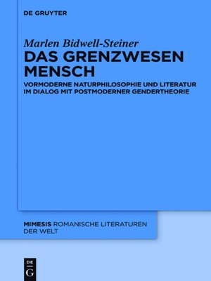 cover image of Das Grenzwesen Mensch
